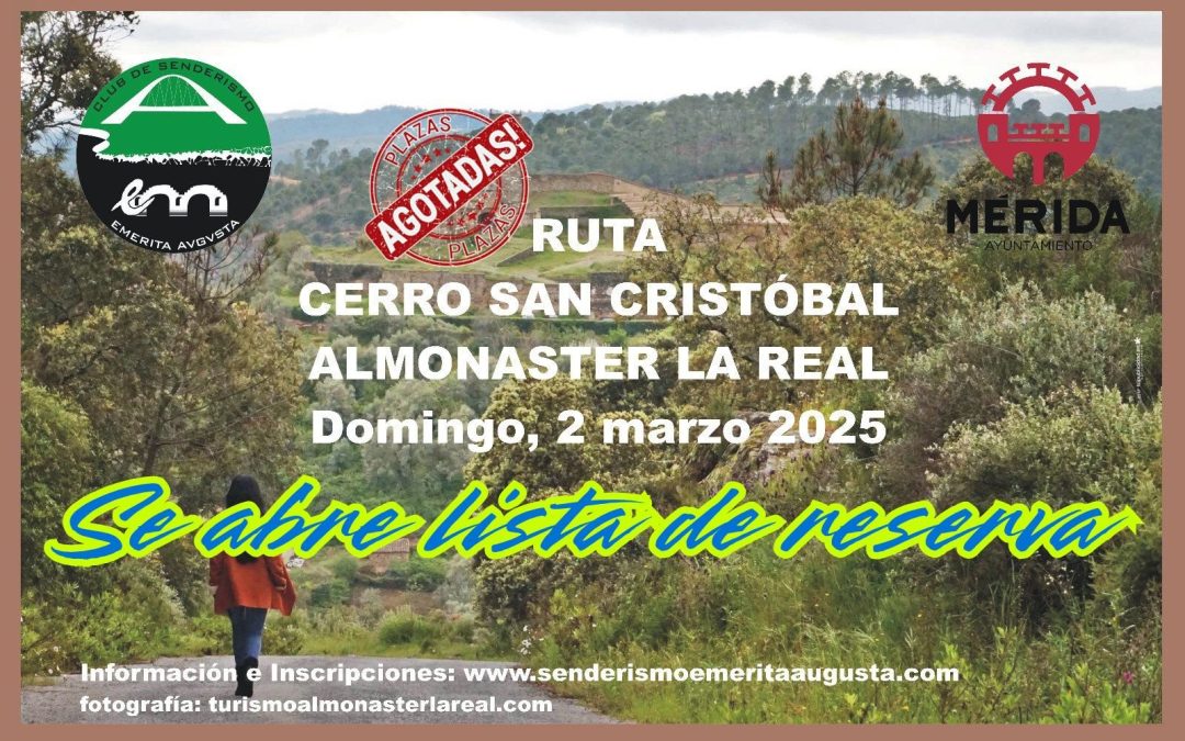 RUTA CERRO DE SAN CRITÓBAL ALMONASTER LA REAL (HUELVA)